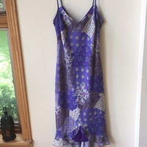 PURPLE PRINT DRESS